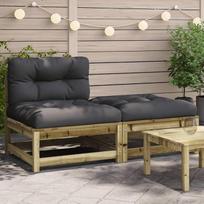 Homgoday Sodo sofa be porankių su pagalvėlėmis ir atramomis kojoms, lauko sofos sodui, lova, sofa, sodo sofa, sodo sofa, svetainė, terasa, lauko, baldai G1