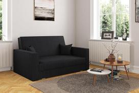 Kaiser Möbel - sofa su miego funkcija ir lovos dėže, dvivietė sofa, sofa lova su patalynės dėže, sulankstoma sofa, sofa lova, patogi sofa svetainei ir miegamajam, velvetinis audinys, Amerika