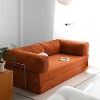Kampinė sofa su nugaros atrama, atrama rankoms, miego funkcija, sulankstoma modulinė, virvelės užvalkalas ir pagalvėlė, lengva priežiūra, sofa lova, sofa, sofa, kampinė sofa, sofa lova svetainei, 1,5 x 2 cm
