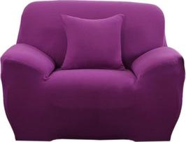 Kėdės dangtelis Sofos sėdynės dangtelis Spandex Tramo apdaila Violetinė