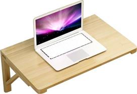 Klapptisch aus Holz, zur Wandmontage, robust, klein, zusammenklappbar, für Laptop, Computer, platzsparend, hängende Werkbank für Küche, vielseitig einsetzbar (L x B x H): 110 x 60 cm