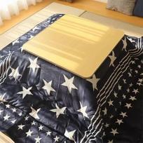 Kotatsu stalas Pentagramos modelis Šildymo stalas Keturių dalių Tatami Kotatsu rinkinys Kvadratinis 4 dalių rinkinys Šildymo Kotatsu Tatami stalas