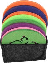 LABRIMP Felt Placemat Storage Box Juodas patvarus veltinio audinys su smulkiu įbrėžimams atspariu dizainu Praktiškas veltinio kilimėlis saugojimui buityje ir