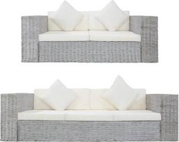 Lauko terasos komplektas, Lauko baldų komplektas, Karalienės miegamoji sofa, 2 dalių sofos komplektas su pagalvėlėmis, Pilka natūralaus rotango sofa, Honbay sekcinė sofa, Gnixuu sekcinė sofa, Meilės kušetė