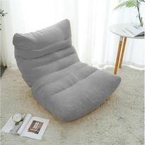 Lounge Chair Lazy Floor Sofa Accent Bean Bag Couch for Living Room Corner Chair Miegamojo kambarys Salonas Biuro Lazy Sofa Kėdės French Grey