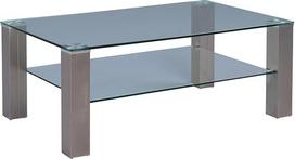 M2 Kollektion Cilo 2 kavos staliukas 105 x 41 x 65 cm Sidabrinis