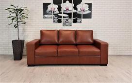 Maljorkos natūralios odos 3-vietė sofa Plotis 205 cm Odinė natūralios odos sofa Didelė Pasirinktos spalvos
