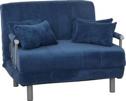 Mendler HWC-K29 Sulankstoma kėdė Sofa lova Svečių lova Gulėjimo paviršius 190 x 100 cm Medžiaginė virvė (330 g/m²) Mėlyna