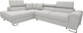 Mirjan24 Cotere kampinė sofa, sofa-lova su miego funkcija ir lovos dėže, L formos sofa, pasirinktos spalvos, gyvenamasis kraštovaizdis iš gamintojo (Matana 01, kraštinė: kairė)