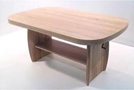 mk24 "Saturn" kavos staliukas "Sonoma" ąžuolas Reguliuojamas aukštis Išplečiamas plotis x gylis x aukštis 107-156 x 67 x 52-62 cm