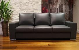Natūralios odos 3 vietų sofa Maljorkos plotis 205 cm Odinė sofa Tikros odos sofa Didelis spalvų pasirinkimas