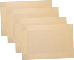Pakuotė iš 4 PVC staltiesių, kilimų paklotai, griperiai, apvalios staltiesės, stalo danga, stalo apsauga, virtuvė, izoliuotas kilimėlis, hesiano stalo kilimėlis, Mesa stalo džiovinimo kilimėlis