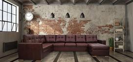 PIK Super didelė 8 vietų tikros odos kampinė sofa Maljorkos U formos 240 x 350 x 170 cm Osmanų dešinė sofa sofa su lovos funkcija ir lovos dėže Kampinė sofa iš tikros odos Didelė Pasirinkti