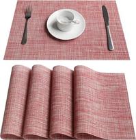 PVC kioskų komplektai, terasų komplektai, paklotai, paklotai, paklotai, paklotai, plaunami paklotai (spalva: Rosa, dydis: 10 vnt.) HGCHH