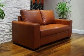 Quattro Meble Natūralios odos 2,5 vietos sofa Maljorkos plotis 175 cm Odinė sofa Tikros odos sofa Didelė pasirinktos spalvos