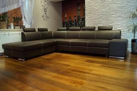 Quattro Meble Tikros odos kampinė sofa London II 6z 220 x 300 (kairysis kampas) Sofa-lova su miego funkcija, lovos dėže ir galvos atlošais Tikra oda su dekoratyviniais dygsniais Kampinė sofa Didelis spalvų pasirinkimas