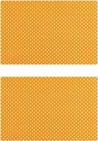Rechteckiges Tischset, fein gewebtes Tischset, Glasuntersetzer, Tellerset, dekoratives Set, Hotel-/Schlafzimmer-Tischset, 45 x 30 cm, Tischsets.Orange-45 * 30CM