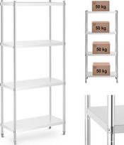 Royal Catering Metalinis stelažas maitinimo įstaigoms iki 200 kg 80 x 40 x 180 cm
