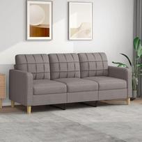 SECOLI 3-vietė sofa Tinka gyvenamajam kambariui, miegamajam, biurui ir butui - Taupe - 180 cm