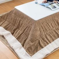 Šildymo stalas, japoniškas sulankstomas stalas su saugykla "Tatami" kavos stalas, sustiprinta orkaitė, žiemos kepsninė, keturi komplektai, stalas + šildytuvas + antklodė + antklodės (spalva: žalia, dydis: 75x75 cm)