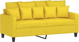 Sofa 1-3 vietų, poliesterio audinio medžiaga, sofa-lova su porankiais, atlošo pagalvėle, skirta svetainei ar biurui, moderni (158 x 77 x 80 cm)