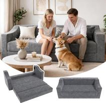 Sofa lova Išskleidžiamoji sofa Gyvenamasis kambarys Debesis Sofa lova Sofa be kaulų sofa su miego funkcija 2 vietų sofa Be surinkimo Neslystanti bazė gyvenamajam kambariui Miegamasis