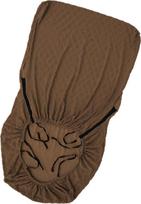 Stuhlbezug, Sesselschutz, Überzug Aus Stretch Polyester Spandex Jacquard, Weich, Abnehmbar, Waschbar, Elastisch, Geeignet für Hotel Und Zuhause, Kaffee