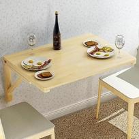Sunkus sieninis sulankstomas stalas virtuvės barui, taupantis erdvę, plaukiojantis stalas su mokymosi knyga, kompiuterio stalu ir vonios kambario lentyna (dydis: L120xW60cm/L4)