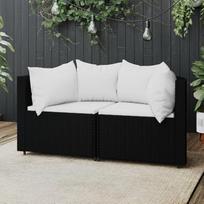 Svetainės baldų komplektai, svetainės sofos, sofos lova, sodo kampinės sofos su pagalvėlėmis, 2 vnt., juoda modulinė sofa, modulinė sofa, modulinė sofa, lauko terasos baldai