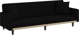 Tidyard Sofa lova su pagalve Sofa lova Sėdimoji dalis Sofa Odinė sofa Gyvenamasis kambarys Sofa Lounge sofa Sofa lova Dizainas Sofa minkšta sofa lova Sofa audinys Sofa Sėdimoji dalis Sofa Velvet Black