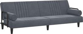 Tidyard Sofa lova Svečių lova Sofa sofa Velvet Sofa minkštasuolis Sofa lova Minkšta sofa lova Minkšta sofa lova Sulankstoma sofa Lounge Sofa suoliukas Svetainės sofa Lounge Sofa lova Sofa lova Sofa Velvet Fanera Tamsiai pilka