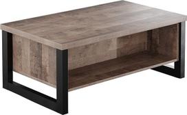 trendteam smart living - Žurnalinis staliukas Svetainės staliukas - Svetainė - "Emile" - Surinkti matmenys (plotis x aukštis x gylis) 110 x 45 x 65 cm - Spalva Tabako ąžuolas su "Matera" - 2029108C5