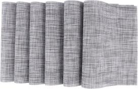VALICLUD Pack of 6 PVC staltiesės stačiakampio formos šilumos izoliacijos neslystančios plaunamos, taupančios erdvę, ritininės, tinkančios restoranui, viešbučiui ir namams