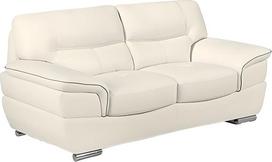Vente-unique - Odinė dvivietė sofa - dramblio kaulo spalvos - Thibault