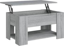 vidaXL kavos staliukas Grey Sonoma 79 x 49 x 41 cm Medienos medžiaga