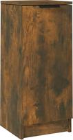 vidaXL Komoda šoninė Komoda šoninė spintelė Daugiafunkcinė spintelė Stovinti spintelė Svetainės prieškambario spinta Dūminis ąžuolas 30 x 30 x 70 cm Medienos medžiaga