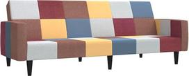 vidaXL sofa lova 2 sėdimos vietos sofa su mediniu rėmu Sofa lova gyvenamajam kambariui Namų kino biuras Sofa lova Dienos lova Svečių lova Audinys