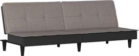 vidaXL Sofa lova, sofa su reguliuojamais atlošais, sofa kambariui, sofa lova, sofa lova, sofa lova, sofa lova, sofa lova, Taupe audinys