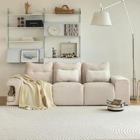 YESGIGA Mažų naminių gyvūnėlių sofa, kačių lizdo sofa, kačių laikymo sofa su pagalvėle, moderni 3 vietų aksomo audinio sofa su 2 pagalvėlėmis