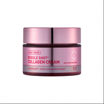 VT Reedle Shot Collagen Cream veido kremas su kolagenu, 50 ml + DOVANA VT Collagen Reedle Shot 3x2ml