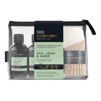 Baylis & Harding Goodness Oud, Cedar & Amber Essentials Gift Set Kūno priežiūros rinkinys