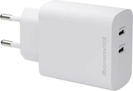 Dbramante1928 - EU Wall Charger - 2xUSB-C 45W - White