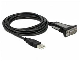 Delock 65962 serial cable Black 3 m USB Type-A DB-9