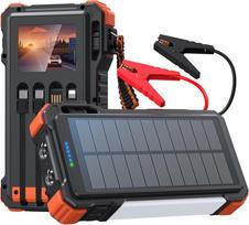 Extralink | Powerbank solarny | 12000mAh, jump starter, 1500A, lampa, latarka