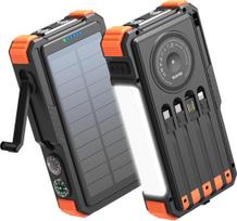 Extralink | Powerbank solarny | 20000mAh, 20W, dynamo, indukcja, lampa, latarka