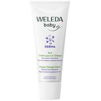 Weleda Baby Derma 3In1 Nappy Change Change vystyklų keitimo kremas jautriai kūdikių odai, 50 ml