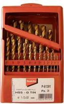 Makita TITANIUM DRILL BIT SET HSS-G TIN 25pcs 1-13mm
