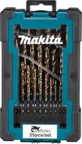 Makita ZESTAW WIERTEŁ DO METALU HSS-G M-FORCE 25szt.1-13mm