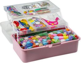 My Hobby Horse Hobby box pink with approx. 1500 parts (736573)