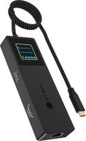 No Name ICY BOX Spade Dock 4038, 7-in-1 DockingStation with LCD-Display and PD 100 W